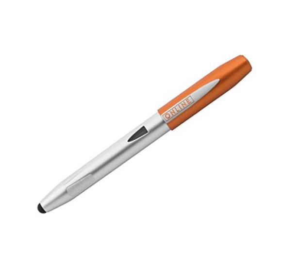 ONLINE Fountain Fine Nib Switch with Official Pen, (F), Orange, 25014, Stylus, Import.