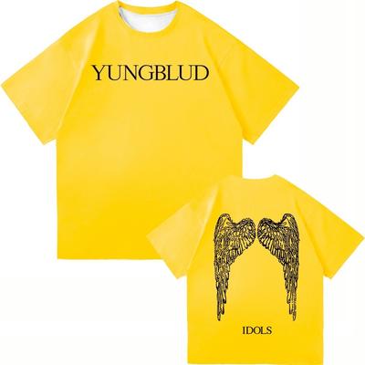 Yungblud Idols World Tour 2025 T Shirt New Fashion Men/Women Hip Hop Aesthetic Wings PUNK T-shirt Cool Tees Shirts