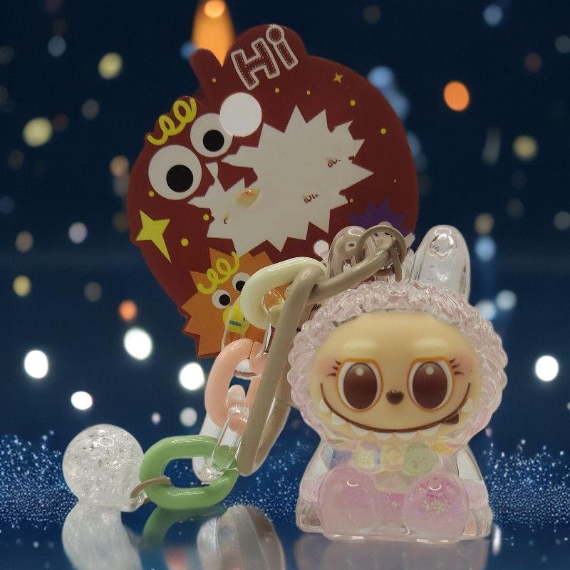 

Fashionable Girl Heart Crystal Oil In Keychain - Cute Cartoon Doll Backpack Hanging Decoration Pulley Cloth Pendant