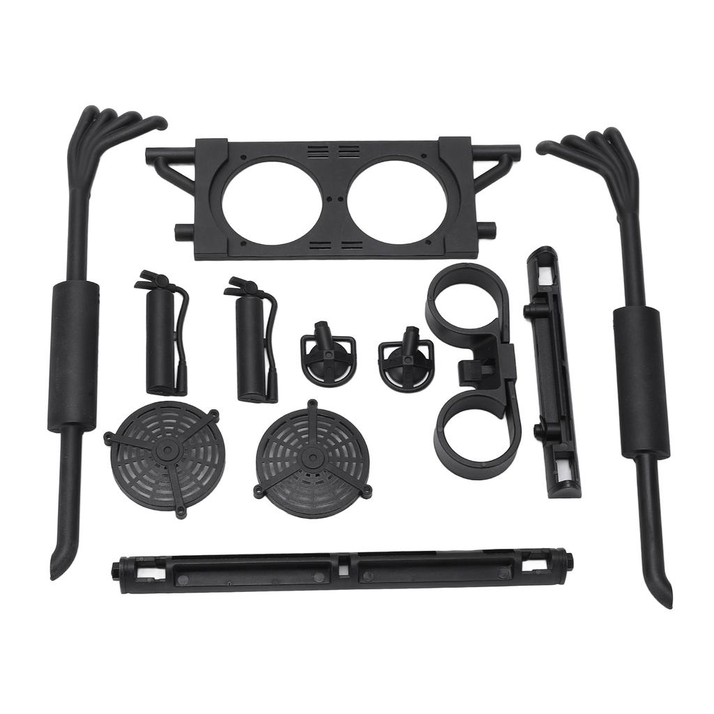 RC Car Shell Decoration Window Decor Decorative Exhaust Pipe Kit for ZD Racing DBX?07 17 RC Vehicle