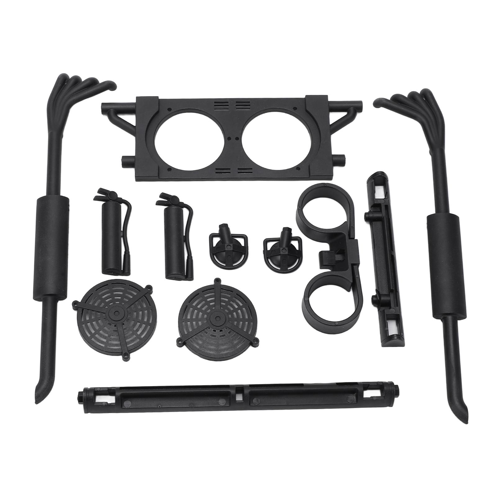 

RC Car Shell Decoration Window Decor Decorative Exhaust Pipe Kit for ZD Racing DBX07 17 RC Vehicle