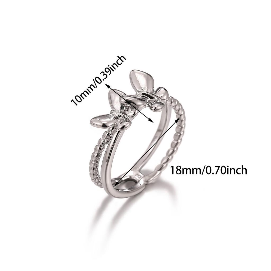 Minimalist Corss Hollow Opening Rings For Women Flower Buds Anillos Fashion Ring Gold Color Romantic Jewelry Party Punk Gift