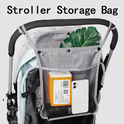 Kinderwagen-Hängetasche Große Kapazität Doppeltaschen-Aufbewahrungstaschen Babyartikel-Aufbewahrungstasche Mehrzweck-Netzdesign Aufbewahrung/Tasche