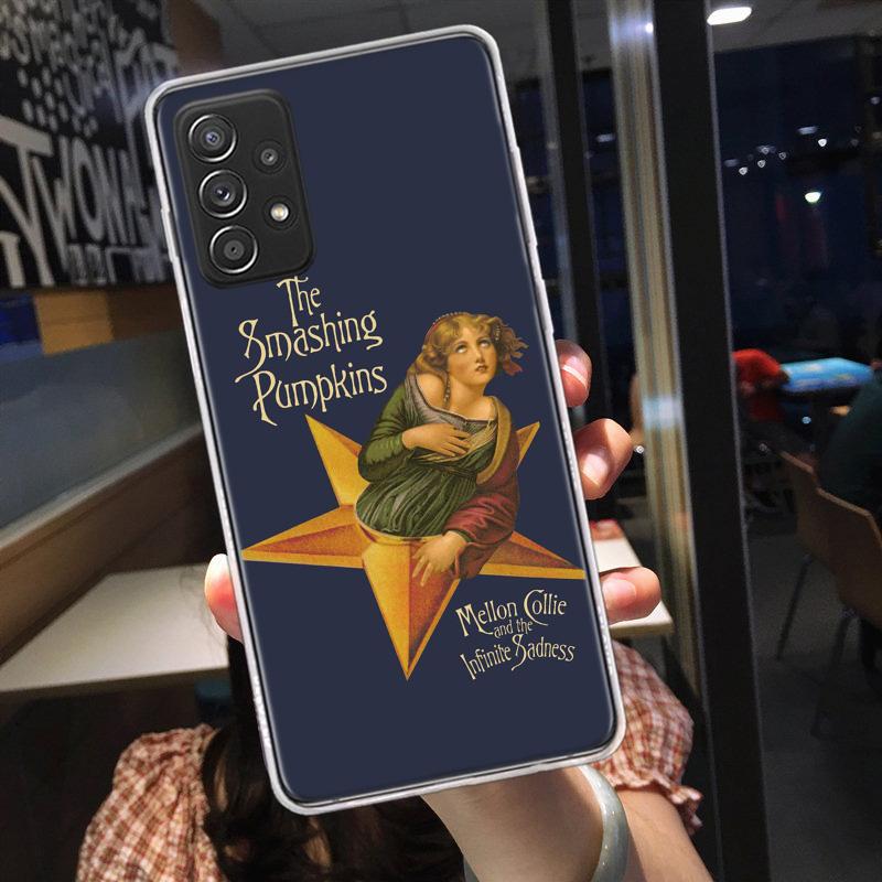 Rock The Smashing Pumpkins Phone Case for Samsung A54 A57 A37 A17 A14 A15 A12 A24 A34 A55 A35 A25 A52S A07 A05S A04S A22 A32 A72