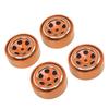 4pcs 1.3 Inches Wheels   Aluminum Alloy 6 Holes Wheel   Hubs for      1/18 RC Crawler