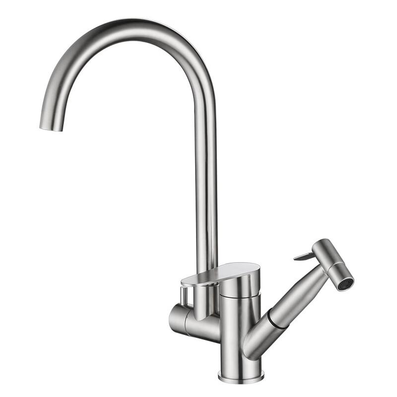 TLXT 304 Stainless Steel Robot Pull-Out Kitchen Faucet
