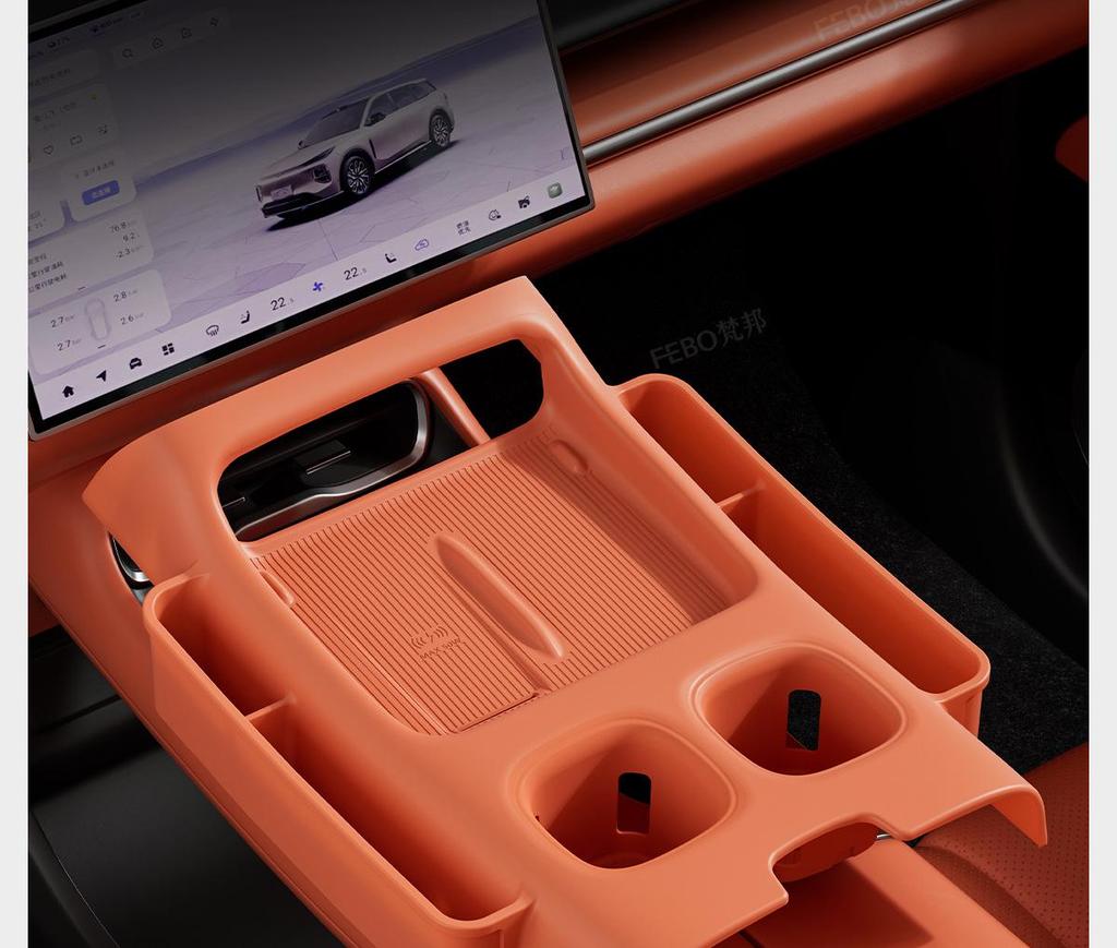 Suitable for 2025 Qiyuan Q07 Car Center Console Upper Storage Box Silicone Organizer Interior Modification.