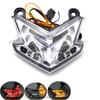 Motorcycle LED Tail Light Tailight Integrated Stop Rear Lamp Turn Signals Light For Kawasaki Z800 Ninja ZX 6R 636 2013