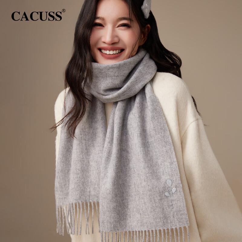CACUSS Women's Pure Wool Scarf & Shawl