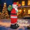 7.87FT Inflatable Toy Santa Claus Gift Bag with LED Light Xmas Yard Lawn Party Decoration Christmas Home Supplies Ornaments Gift