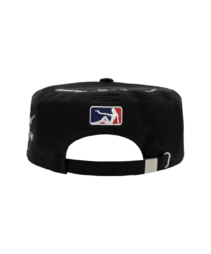 Sseo Symbol Pillbox Cap - Black