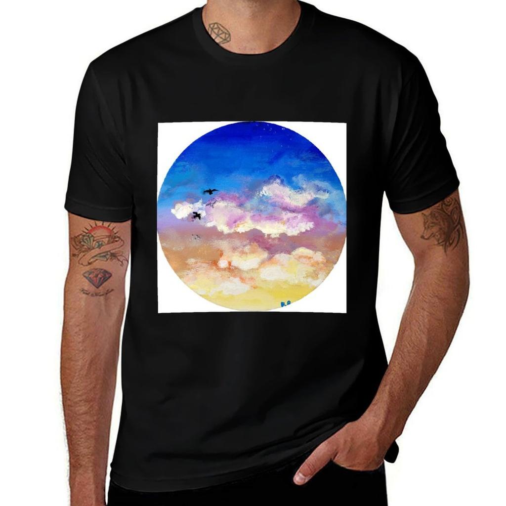 Sunrise Clouds Tshirt Basic Comfort Fit Tshirt For Unisex
