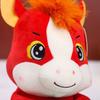 Cute Year Horse Mascot Cartoon Animal Zodiac Horse Doll Lucky Horse Plush Doll  Festival