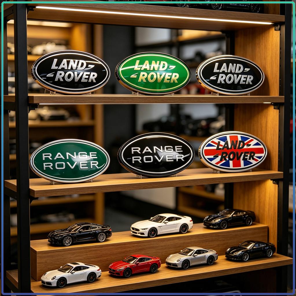 1 stk Bilemblem Hætteemblem Front Bagagerum Logo Bil Styling Til Land Rover Freelander 2 L2 LF Discovery 3 4 L319 L462 Range Rover 3 4
