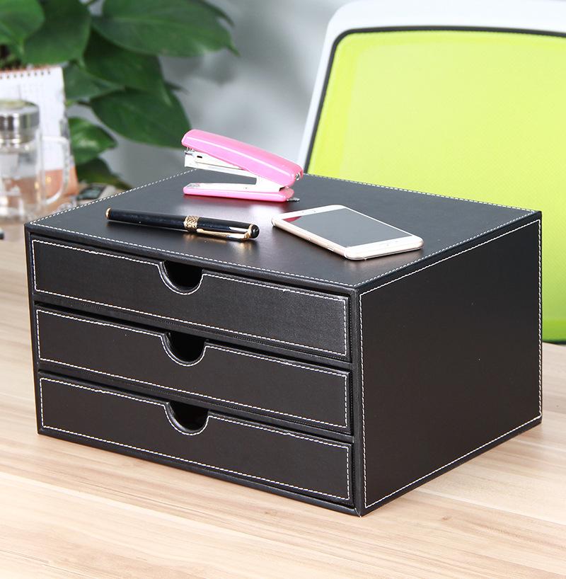 Three-Tier A4 Desktop File Organizer Cabinet Standard