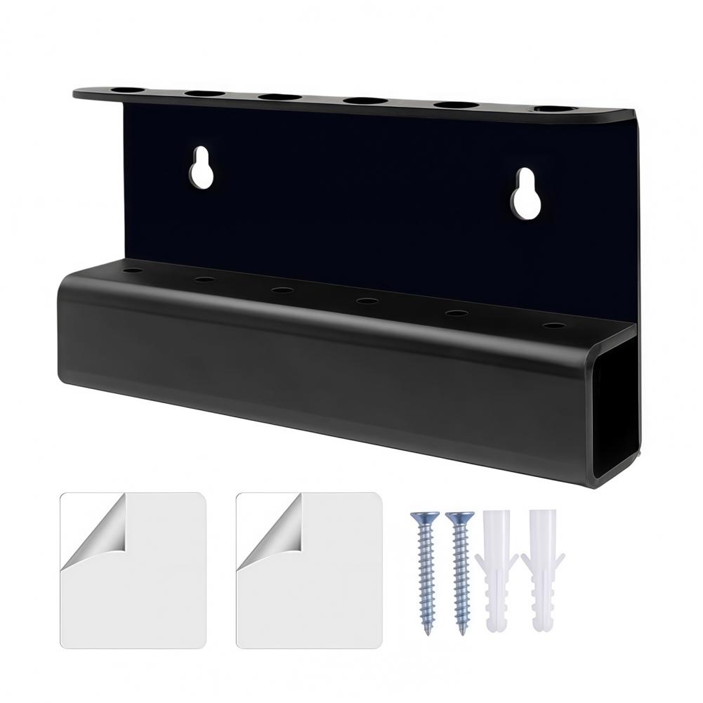 

Black Acrylic Dart Holder Durable Dart Stand Wall Mount 6-Dart Storage Display Rack for Steel & Soft Tip Dart Game Room Decor чорний