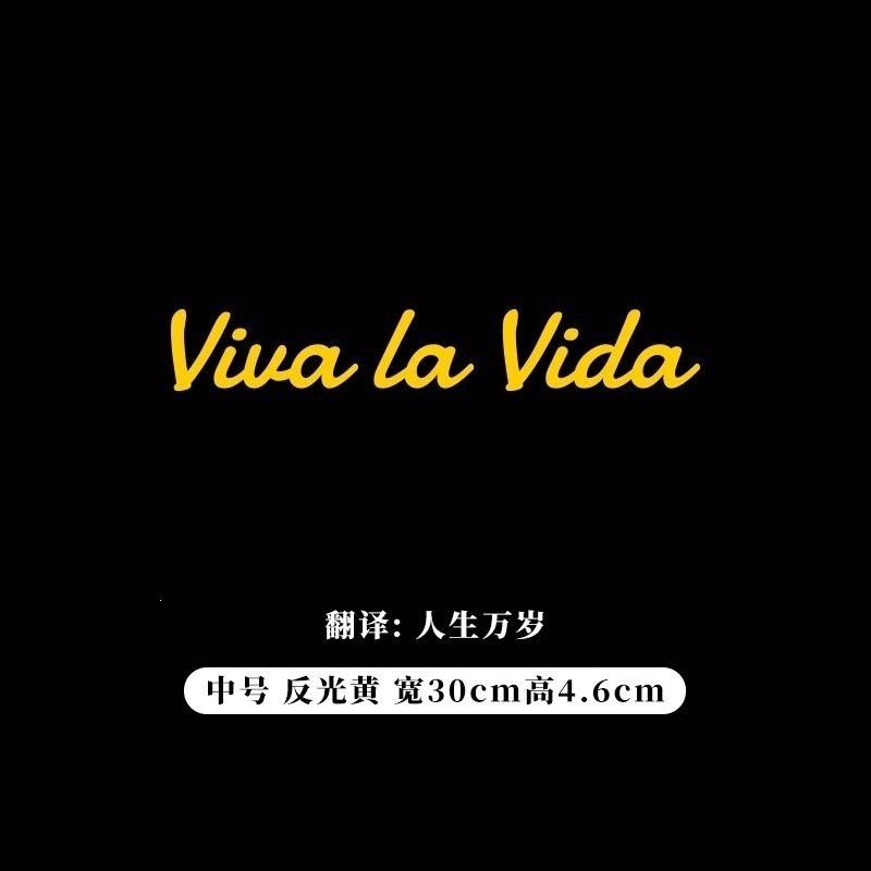 Viva La Vida Cool Stickers For Car Bumper And Door Motorcycle Helmet Street Racing Waterproof Decals