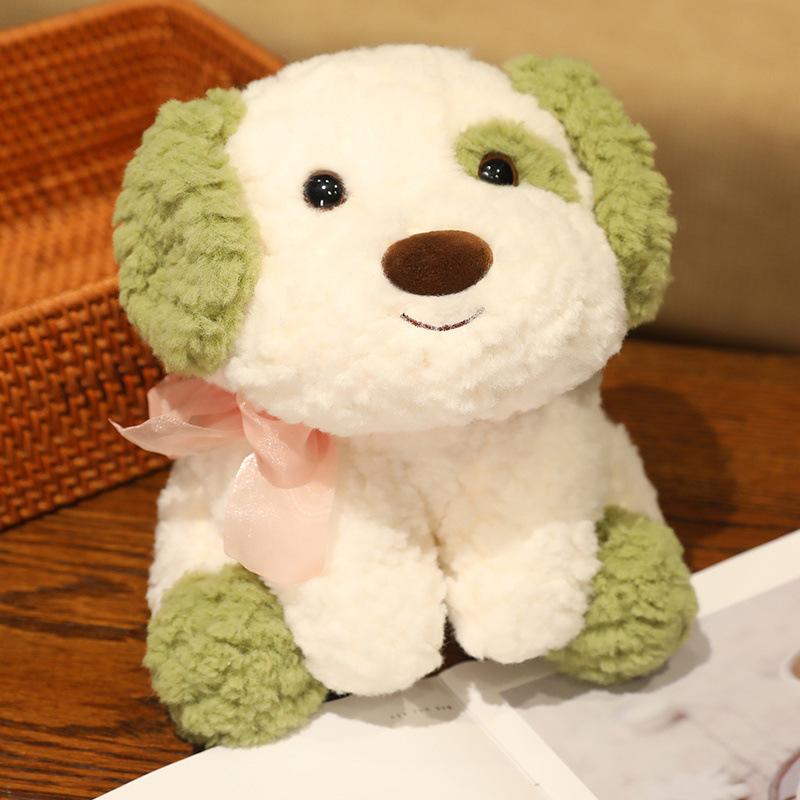Vycpaná zvířátka Plyšová kreslená postavička Plyšové kudrnaté štěně Simulace panenky v sedě Pes Krásná Kawaii Dárek k narozeninám pro děti