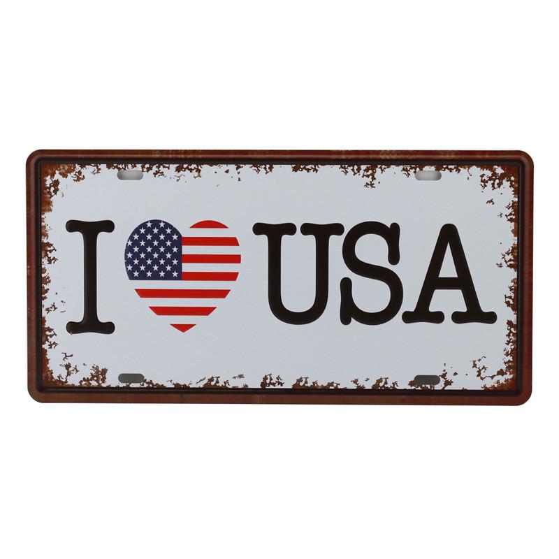 Mfoever Tin Sign I Love Vodka Beer Plate Metal Plate Car Number Tin Signs Bar Pub Cafe Home Decor Metal Sign Man Cave Garage Painting Plaques C
