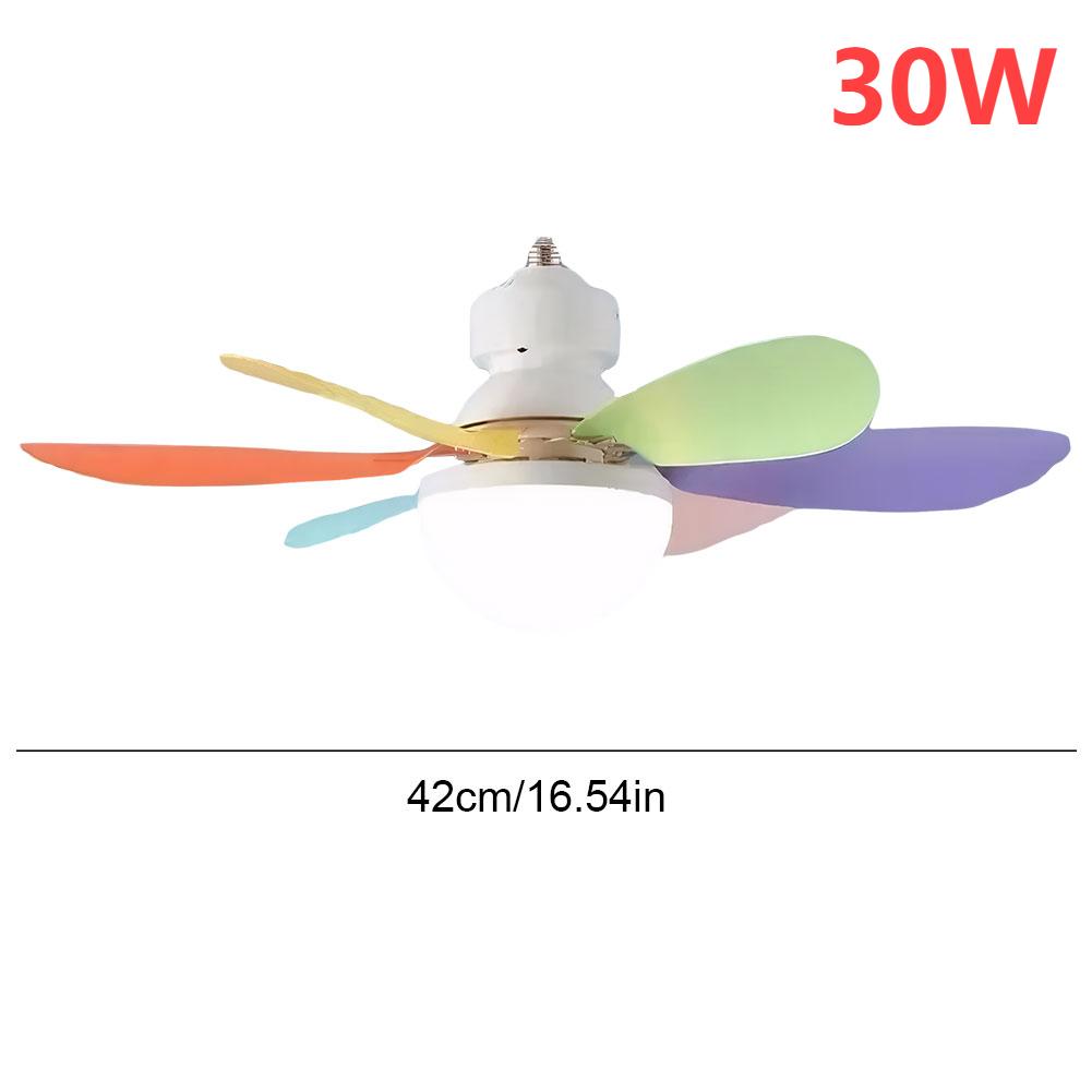 

LED Ceiling Fan Light with Wireless Remote LED Fan Lamp Control 3 Color Lights Dimmable Base Lamp for Bedroom Living Room Home