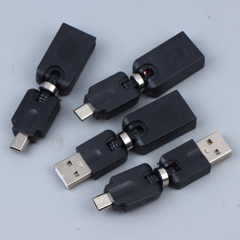 USB-Adapter von Stecker auf Buchse 360 Grad drehbar Schwenkbar Flexible Verbindung für effizientes Schreibtisch-Setup Homeoffice