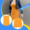 1/6 Action Figure Clothes Miniature Clothing Tube Dress Mini Photo Prop Women up Doll Costume