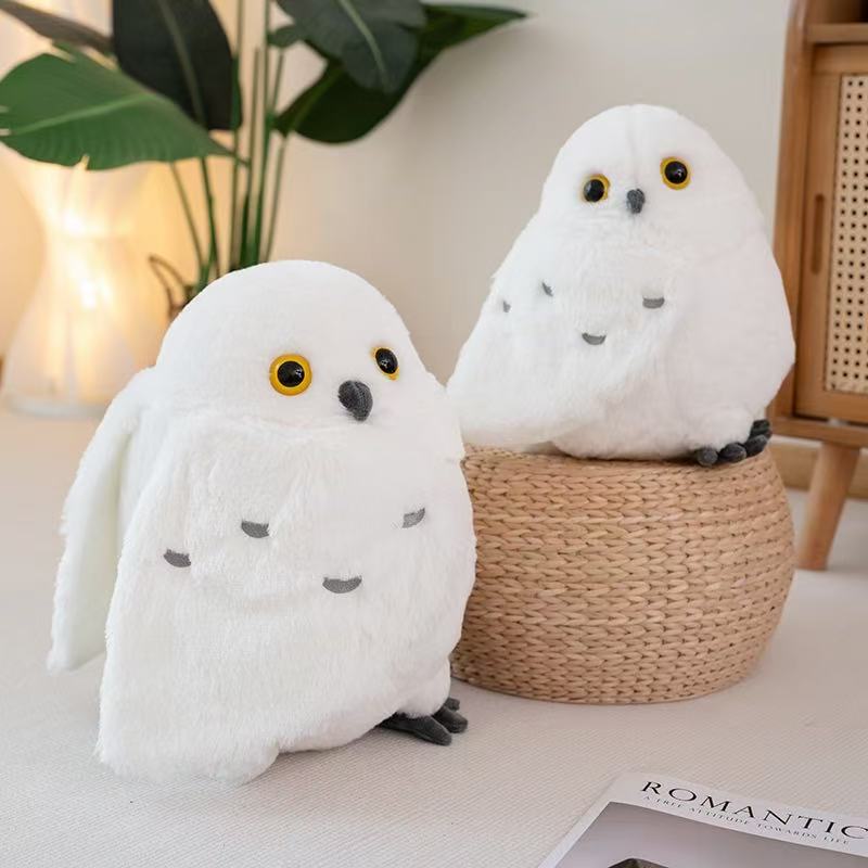 30/36cm Owl Doll Simulation Plush Toy Handmade Doll Cartoon Anime Cute Pillow Cushion Home Decoration Children's Birthday Gift D