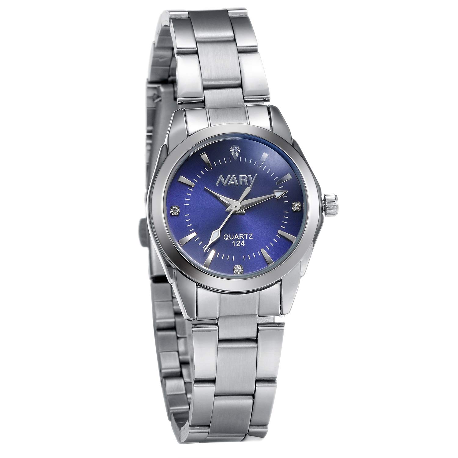 

JEWELRYWE Stylish Waterproof Analog Perfect for or as a Gift for Her Women s Watch, Birthdays, Anniversaries, Christmas, Valentine s Day, (Blue) синий