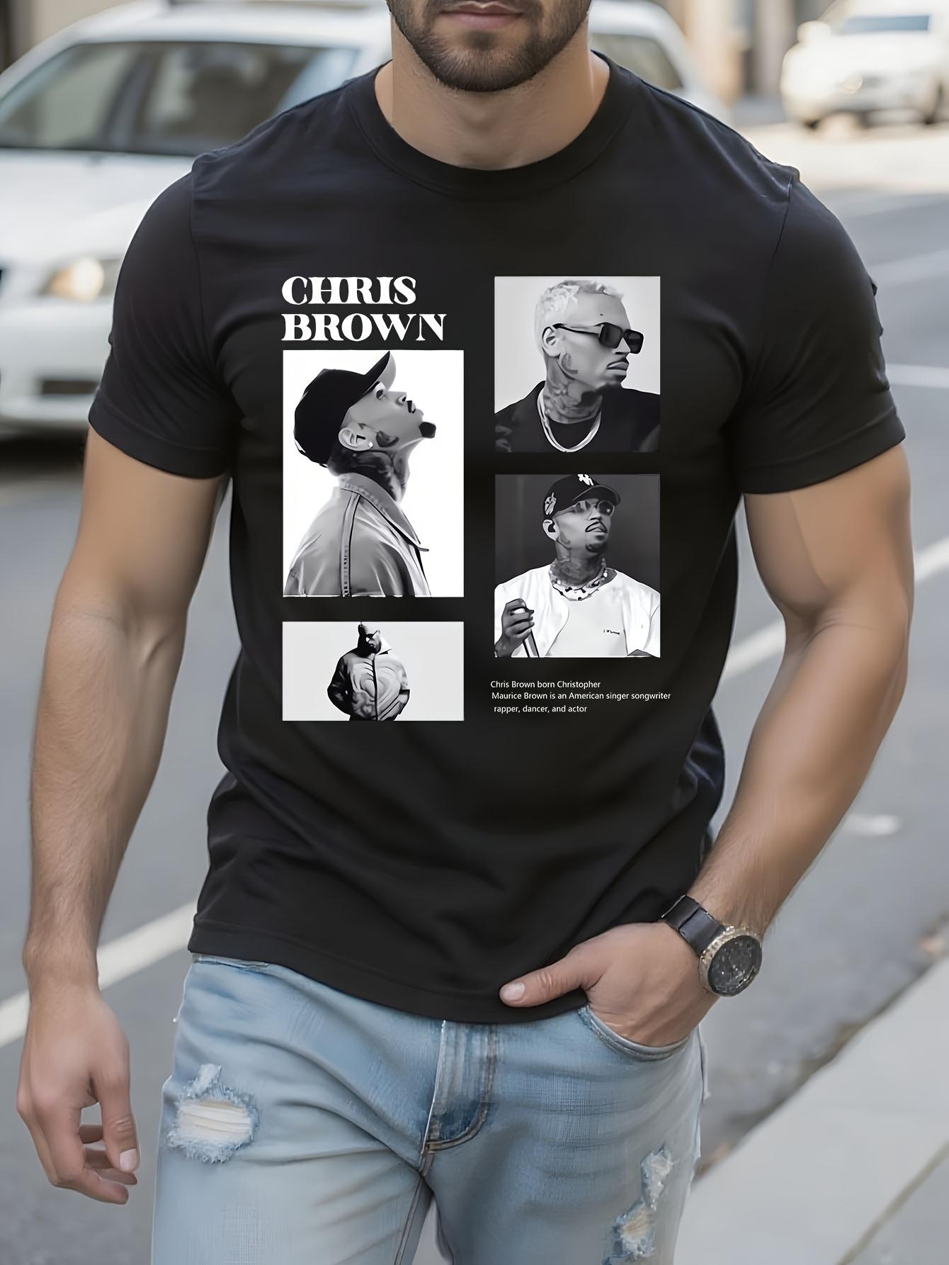 Vintages for Men And Women Featuring Rapper Chris Brown T-shirt L