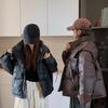 Autumn and Winter Down Cotton Jacket Short Hooded Women's Loose Cotton Jacket Casual Cotton Jacket Jacket