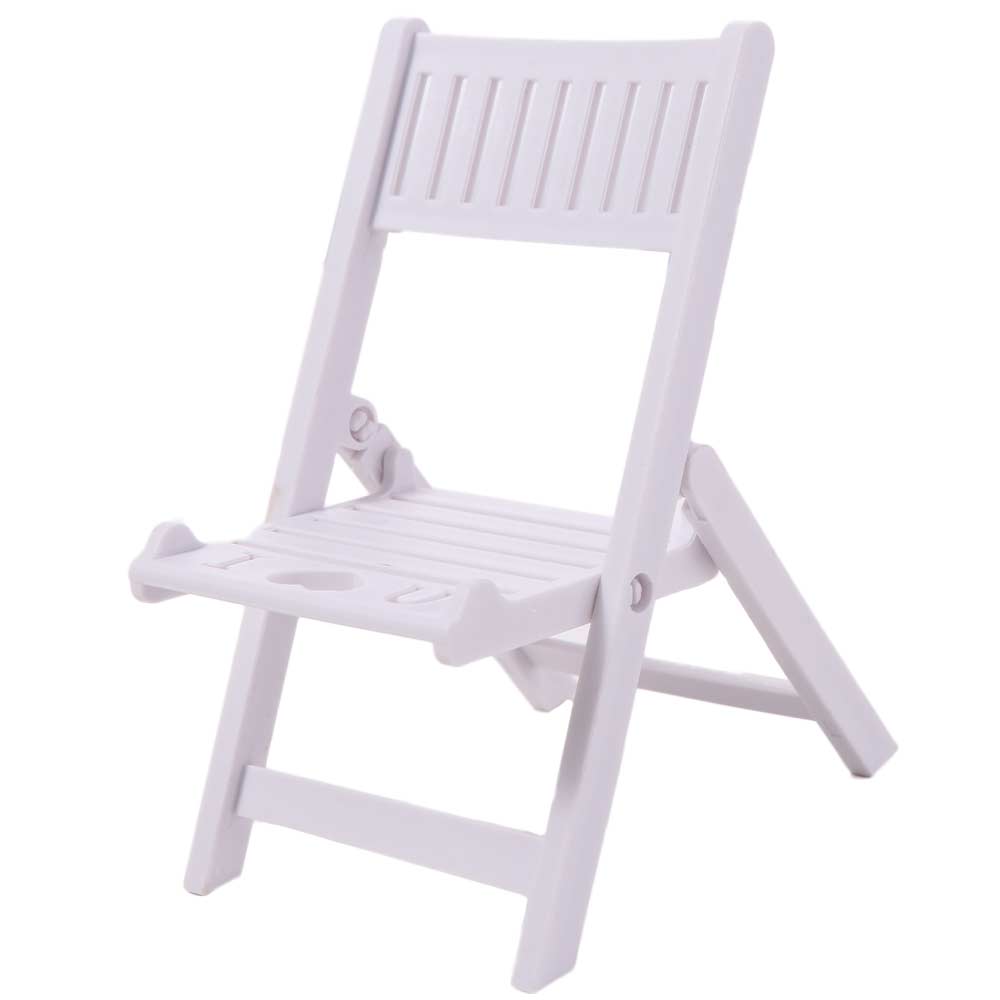 Plastic Cellphone Stand Folding Multi-functional Chair Shape Phone Holer Mini Desk Decor Cell Phone Bracket