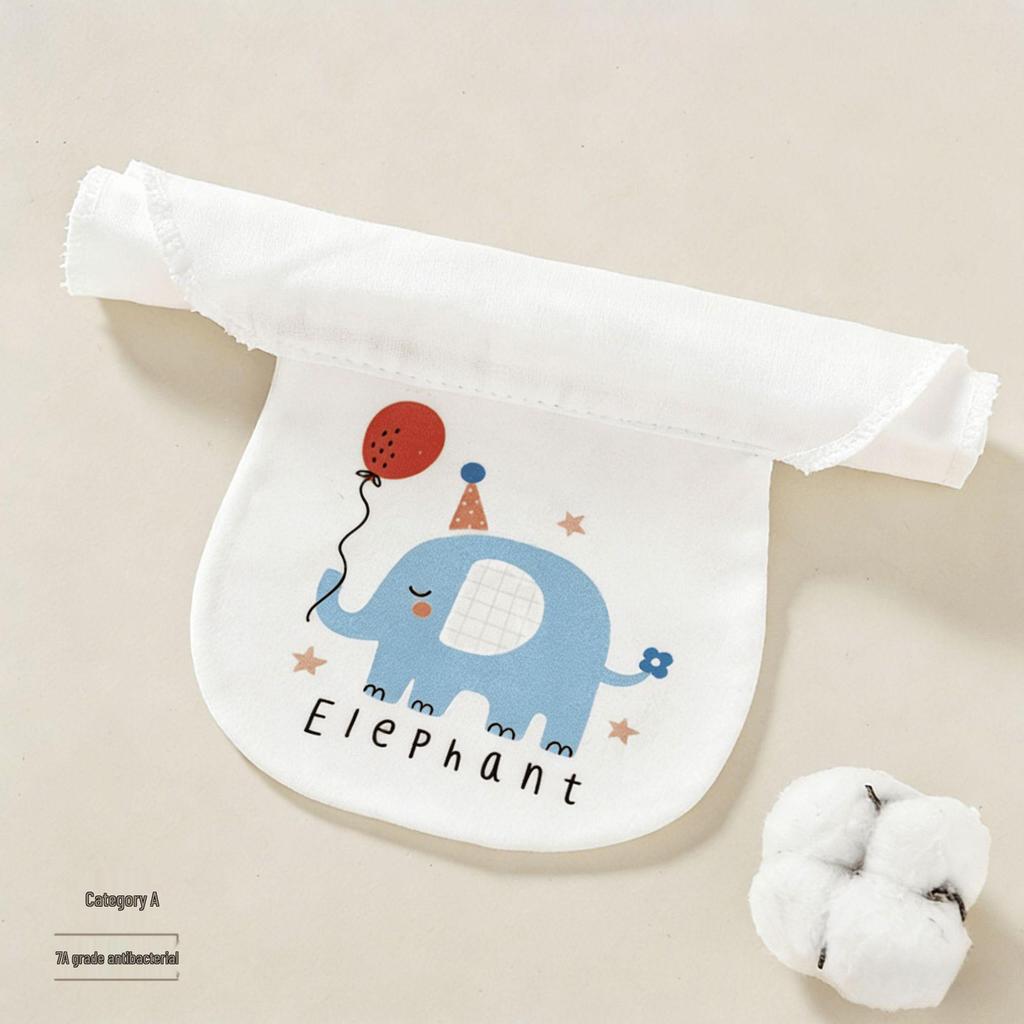 6-Layer Pure Cotton Sweat-Absorbent Towel for Children - Summer Kindergarten Gauze Anti-Sweat Back Pad