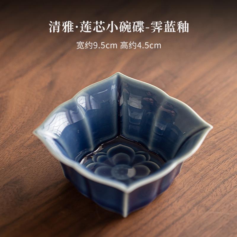 Elegante Lotus-Kern-Quadrat-Obstschalen Japanische Süßspeisenplatte Obstschalen Kuchen-Display-Ständer Serviertablett Cafés Dekoration Handwerk