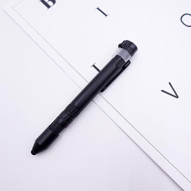 6-in-1 Multifunctional Ballpoint Pen, Wilderness Ballpoint Pen, High-Value Student Tool Pen