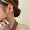 Bear Earrings for Women Girls 2026 Fashion Korea Silver Needle Autumn and Winter Earrings Cute Flocking Rabbit Ear Studs Jewelry