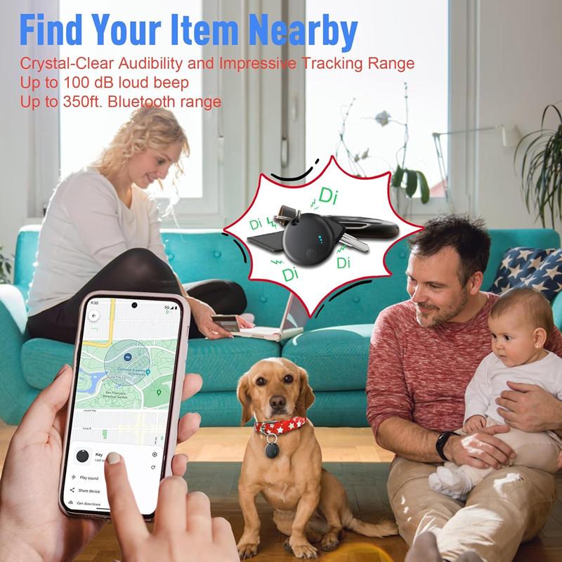 Air Tags Android Bluetooth Smart Search Tracker Tag Work with Google Find Hub APP Locator Tracking Device Item Finder for Keys