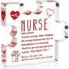Irregular Nurse Appreciation Gift - Unique Acrylic Table Sign for Medical Professionals