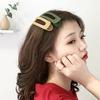 Korean Frosted Large Hair Clips For Women Girl Hair Accesories Fashion Color Solid Acrylic Hairpins Toothed Non-slip BB Barrette