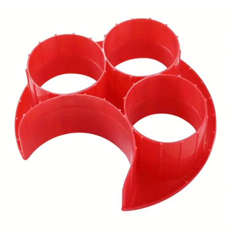 

1 шт. Тарелка для контроля порций еды, разделитель для еды, разделитель для еды, тарелка для похудения, инструмент для похудения 1PCS красный