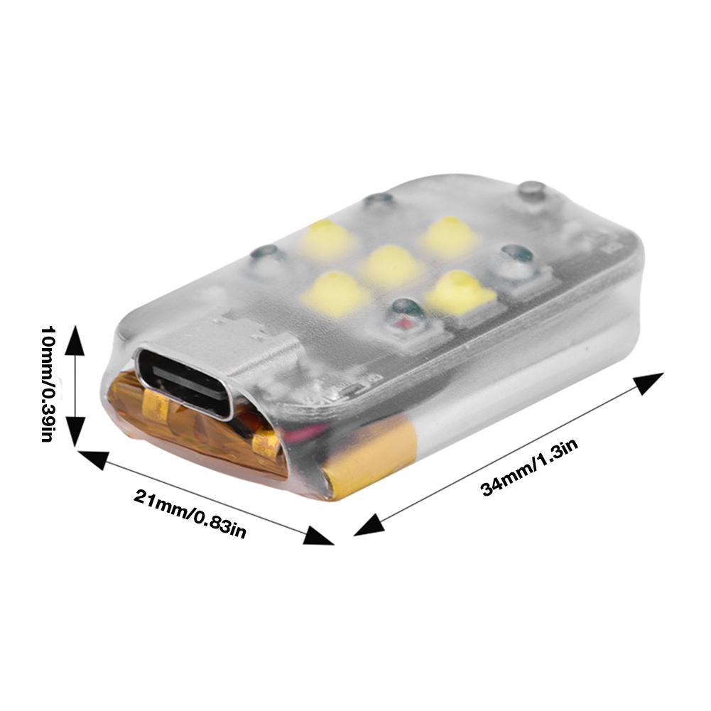 Drone Strobe Light USB Rechargeable Wireless LED Drone Flash Light Turn Signal Indicator Warning Lamp for DJI Avata 2 /Mini 3/4