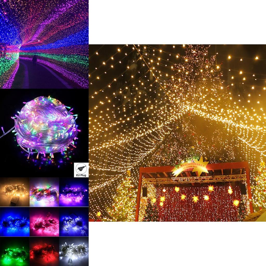 Outdoor Led String Lights With 200 Leds 20m Waterproof For Holiday And Wedding Decor