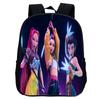 Printed Witch Hunters Huntrix Kpop Kindergarten Bag, Cartoon 12-inch Backpack Lightweight