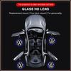 2 Peças/conjunto Luz de Boas-Vindas para Porta de Carro Lâmpada Projetora LED Luzes de Cortesia Para Volkswagen B6 B7 B5 Golf Polo Tiguan Passat EOS Scirocco Jetta MK6 Octavia