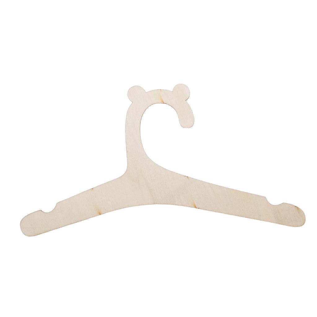 20 BUC Umerașe din Lemn pentru Bebeluși Urechi Drăguțe de Urs Lemn Reutilizabil Umerașe pentru Nou-născuți Fată Băiat pentru Dulap Haine