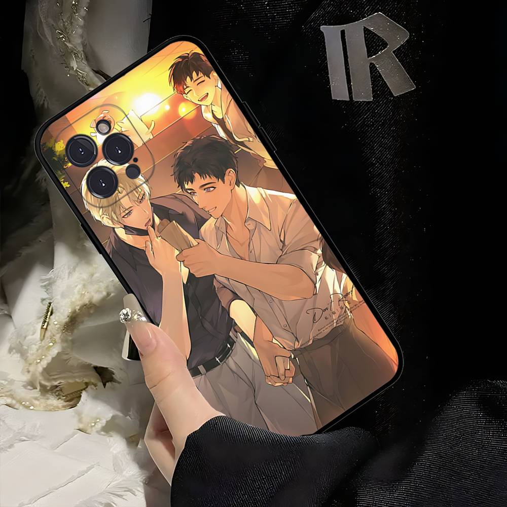 Backlight Bl Anime Phone Case For Iphone 16 15 17 13 14 12 11 Pro Max Plus Black Shell Cover Case