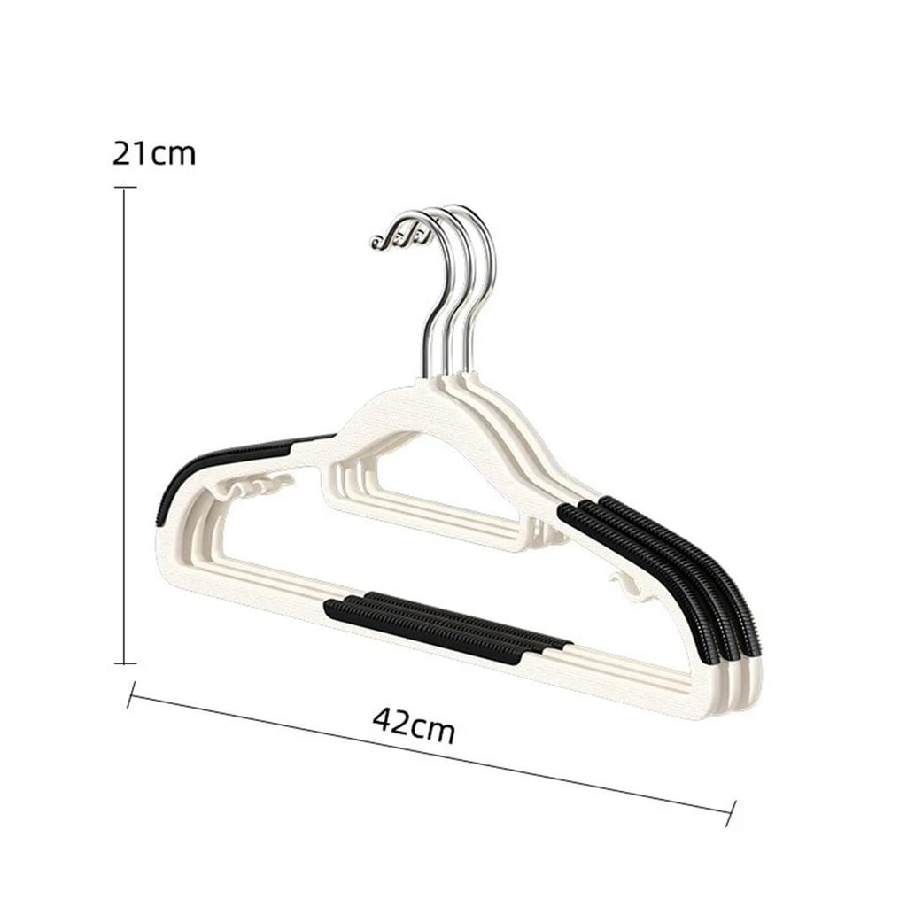 Non-slip Plastic Clothes Hangers Household Multifunctional Wet Dry Suitable for Hanging Clothes Bedroom Rack Organizers Storage