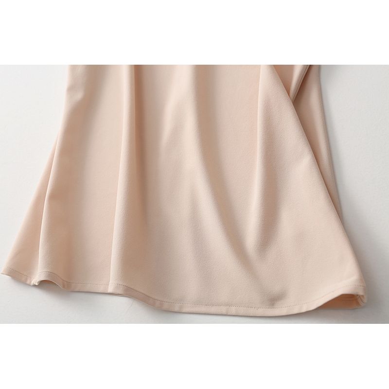 Export Tail Single Elegant Ol Workplace Sleeveless Chiffon Shirt Wide Shoulder Strap Vest Bottoming Shirt Export Plus Size Women's Clothing