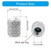 4pcs Stylish Tire Valves Caps with Rhinestones Twinkle Tire Valves Caps General