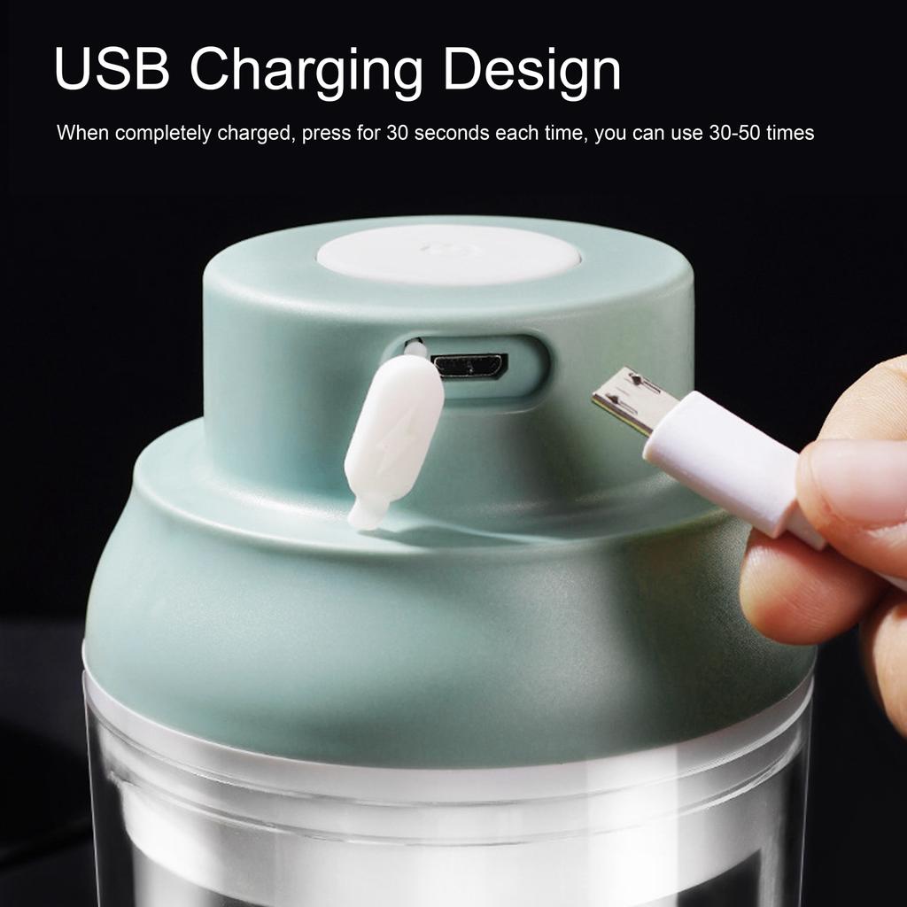 100ml USB Vegetable Cutter Garlic Crusher Chopper Electric Garlic Masher Cooking Accessory