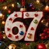 High Holiday Decorations Christmas Ornaments for Teens Funny Christmas Ornaments for Adults 67 Meme Holiday for Teens